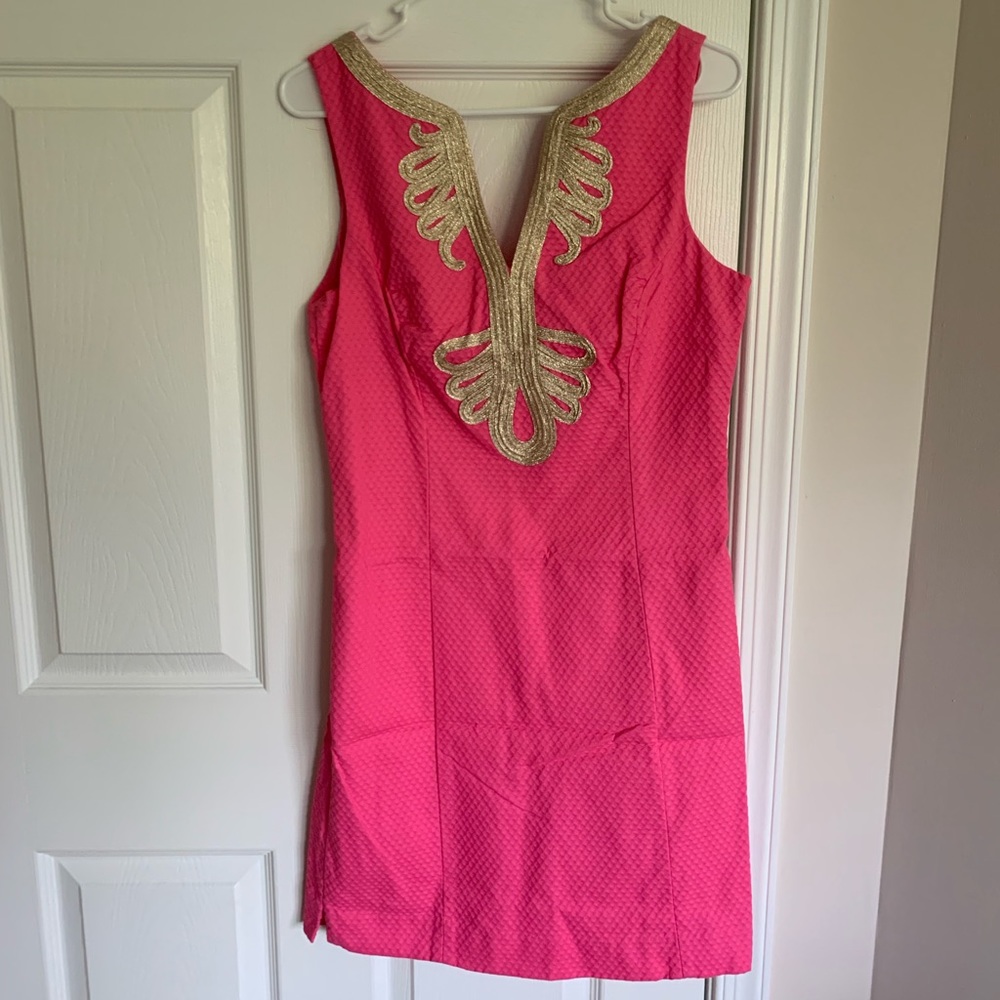 Lilly Pulitzer Shift Dress size 8- pink